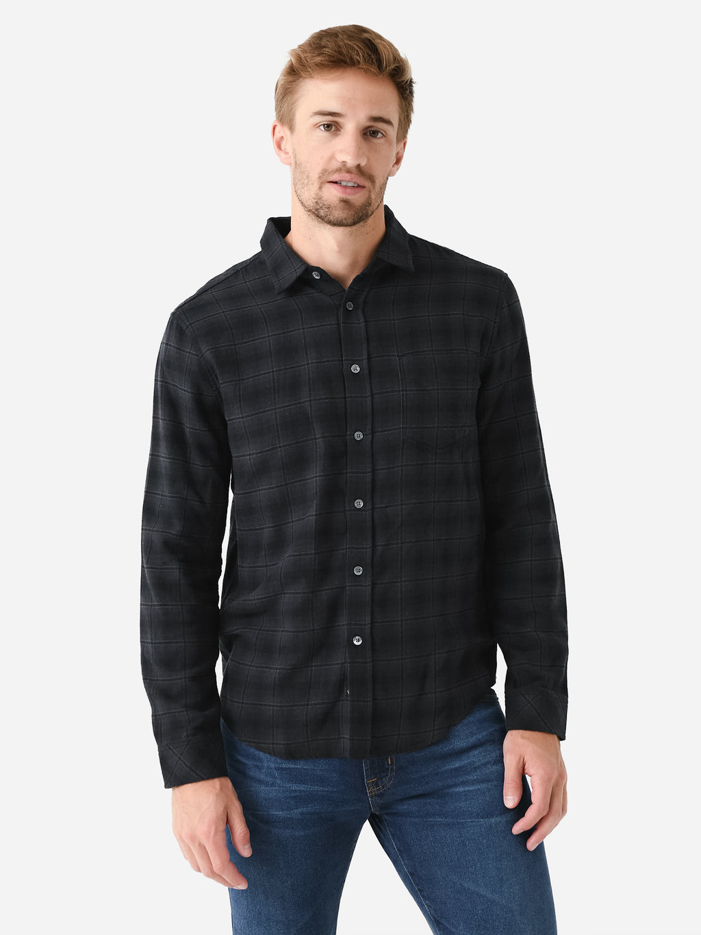 Rails Men's Lennox Button-Down Shirt - Saint Bernard