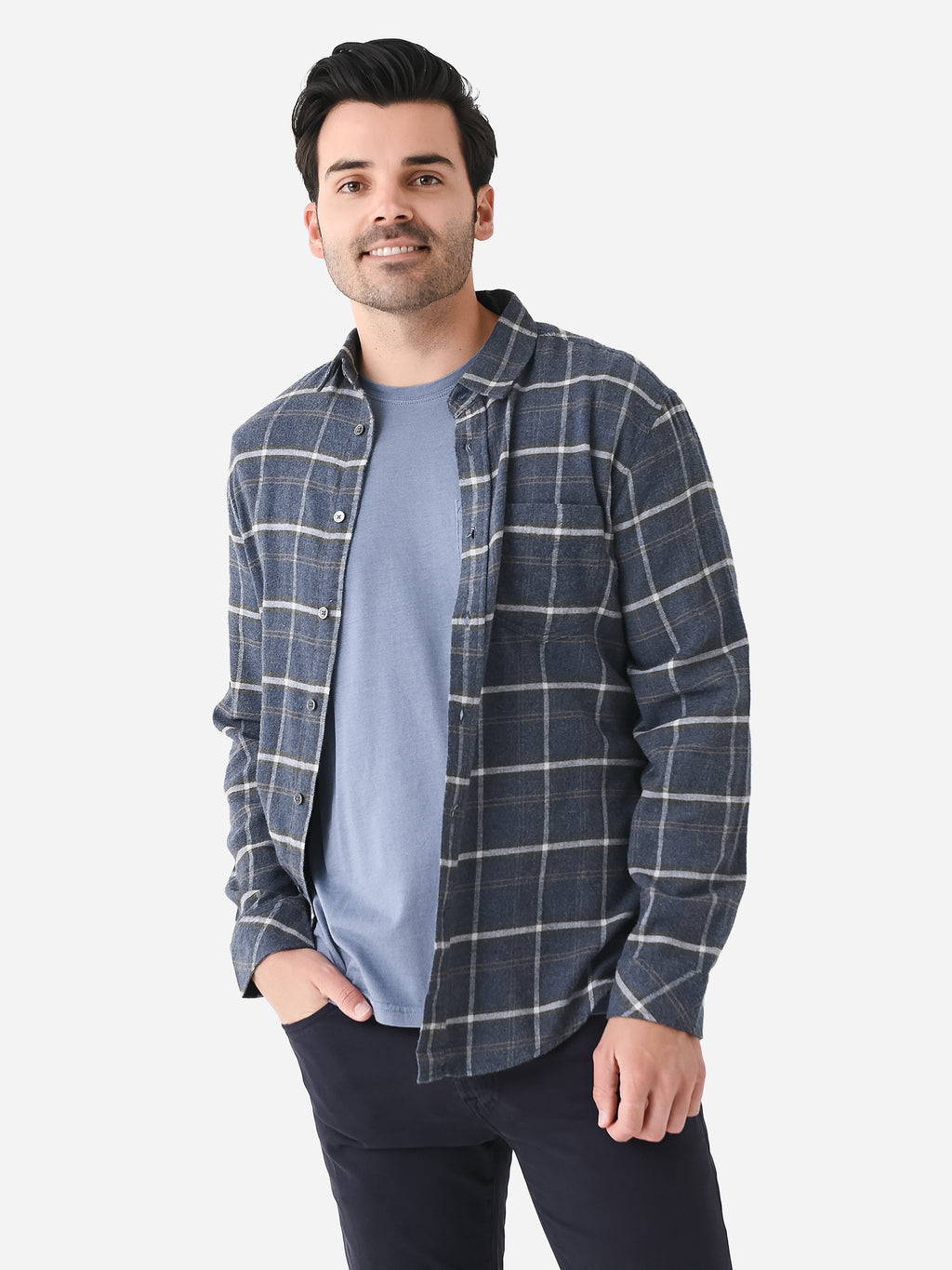 Rails Men's Lennox Button-Down Shirt - Saint Bernard