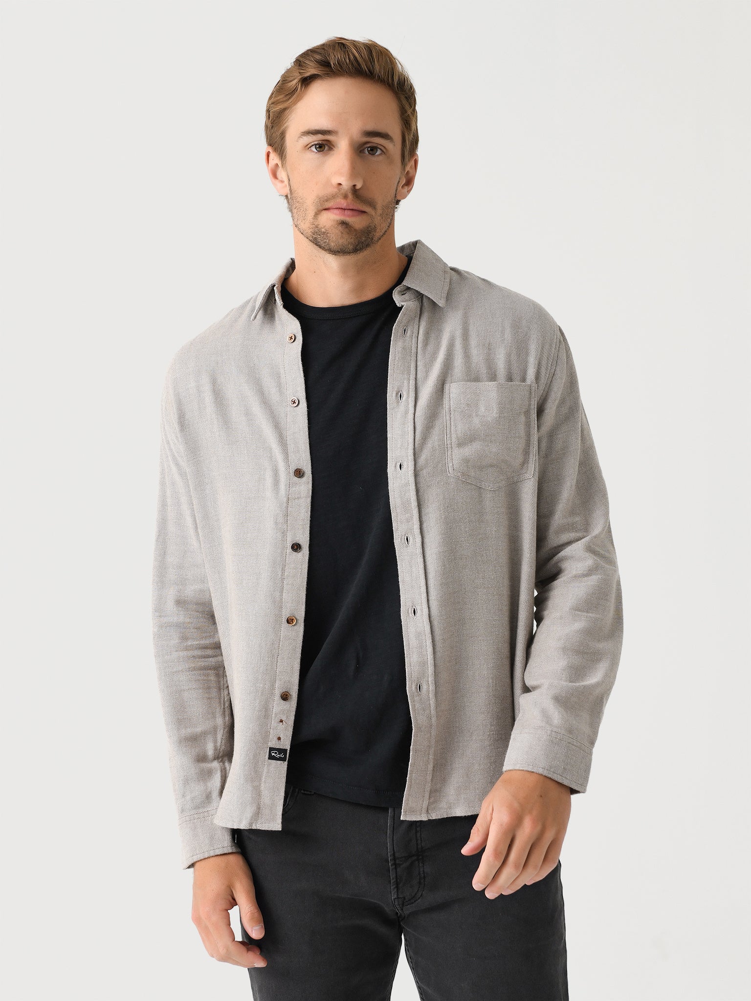 Rails Men's Lennox Button-Down Shirt - Saint Bernard