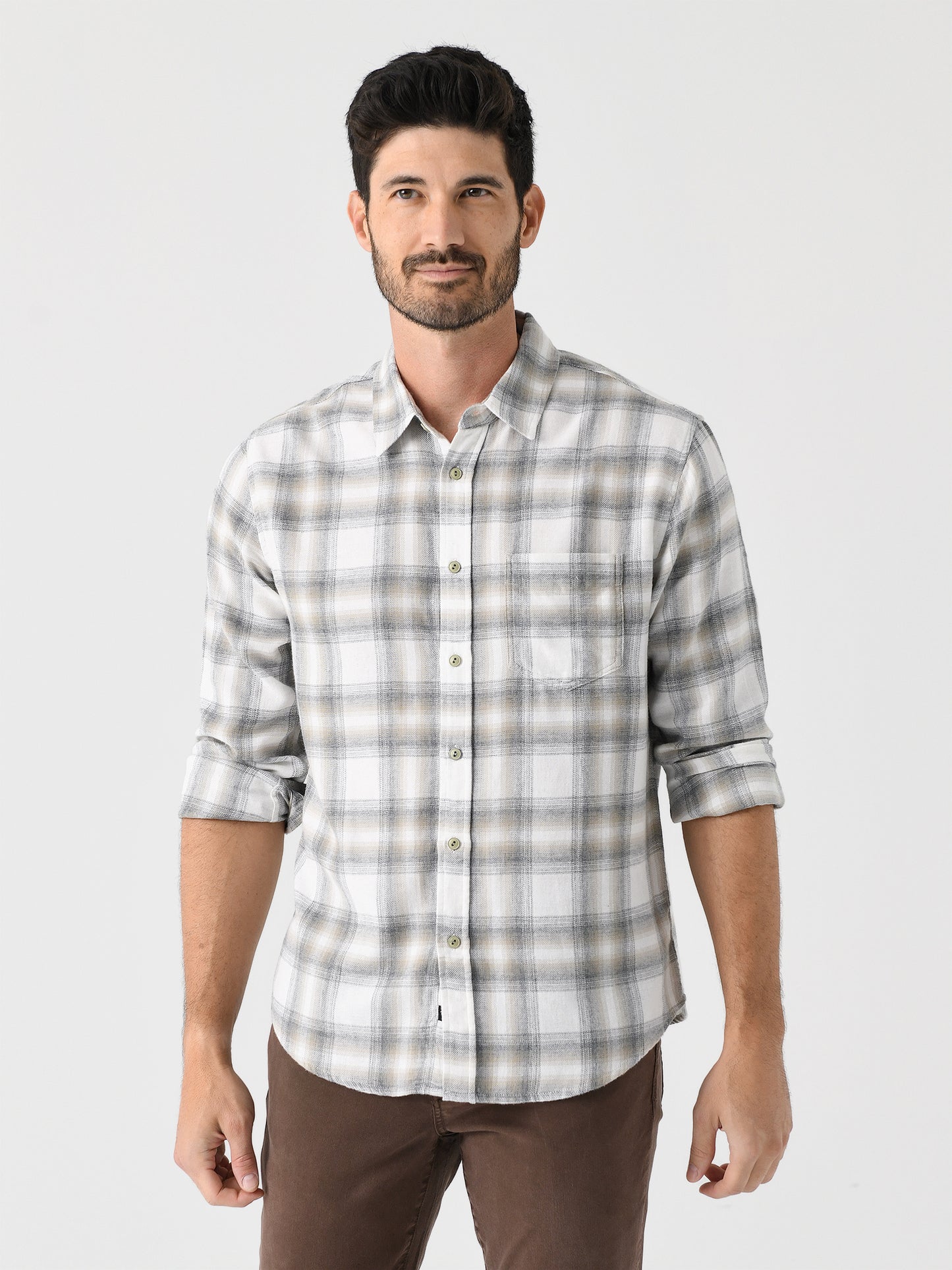 Rails Men's Lennox Button-Down Shirt - Saint Bernard