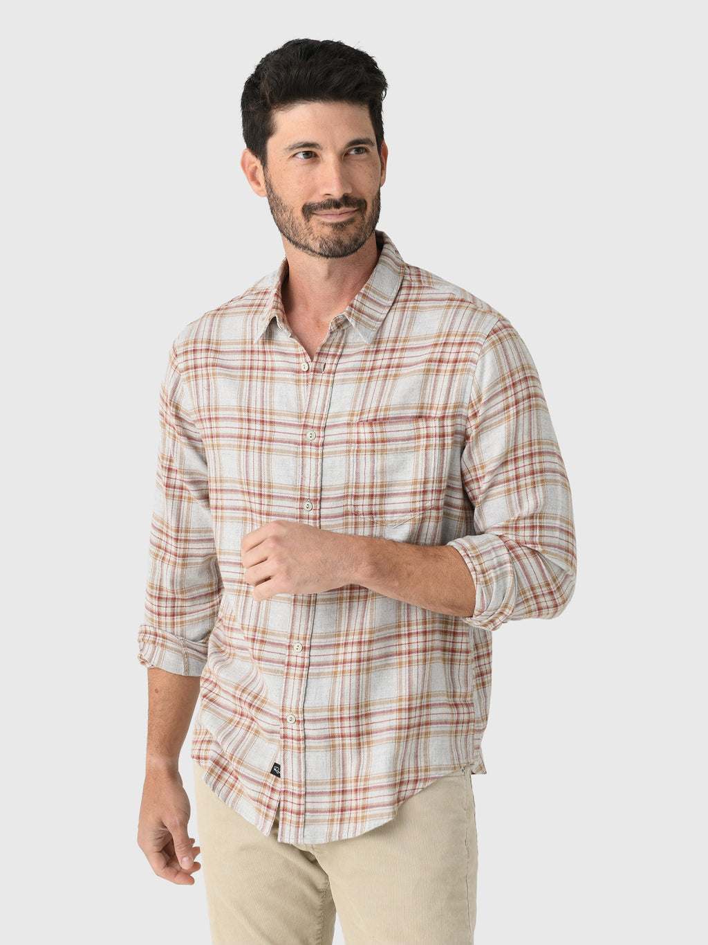 Rails Men's Lennox Button-Down Shirt - Saint Bernard