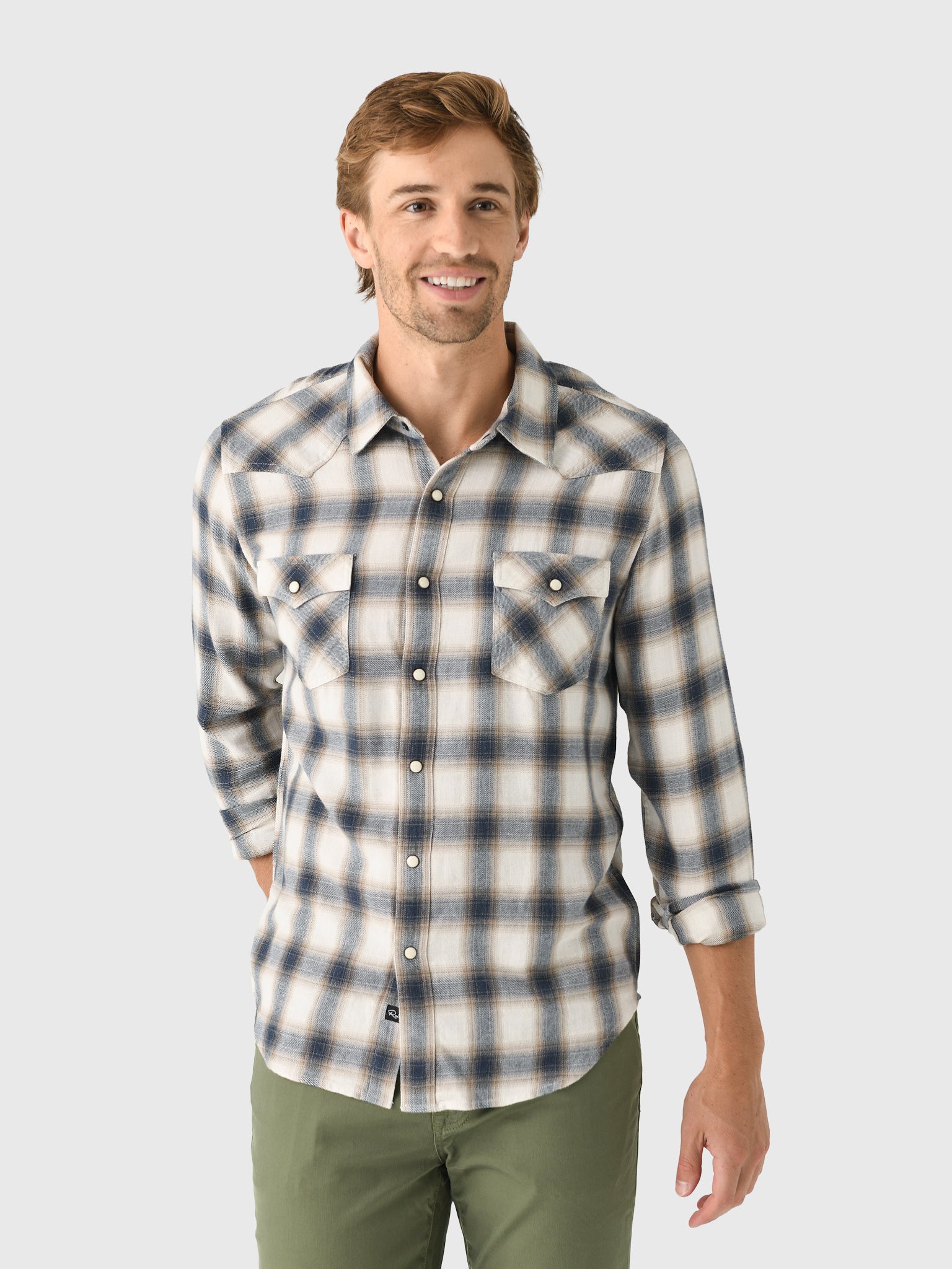 Rails Men's Roy Button-Down Shirt - Saint Bernard
