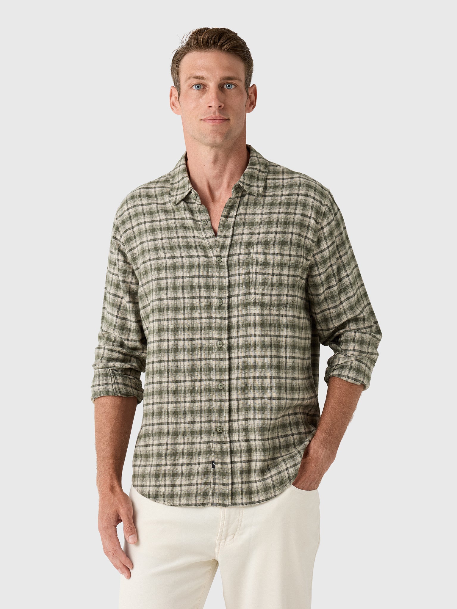 Rails Men's Lennox Shirt - Saint Bernard