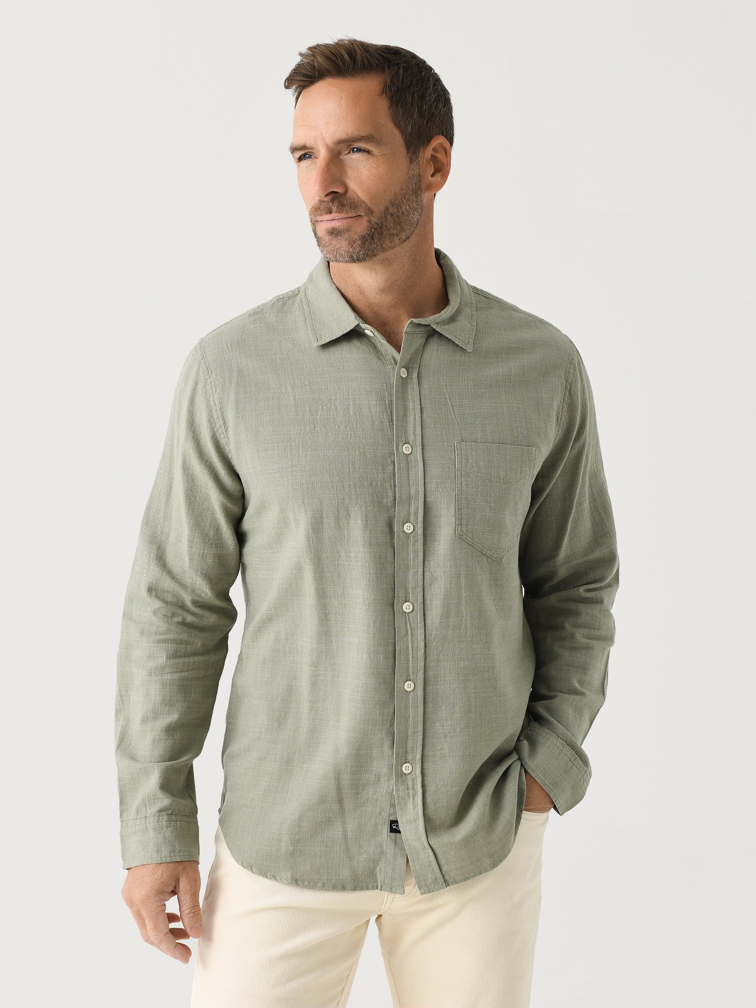 Rails Men's Wyatt Button-Down Shirt - Saint Bernard
