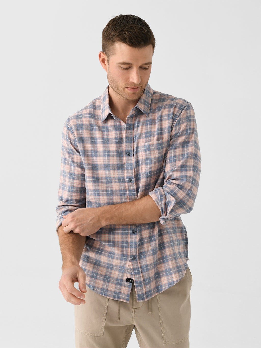Rails Men's Wyatt Button-Down Shirt - Saint Bernard