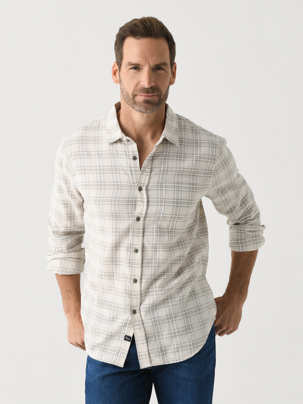 Rails Men's Wyatt Button-Down Shirt - Saint Bernard