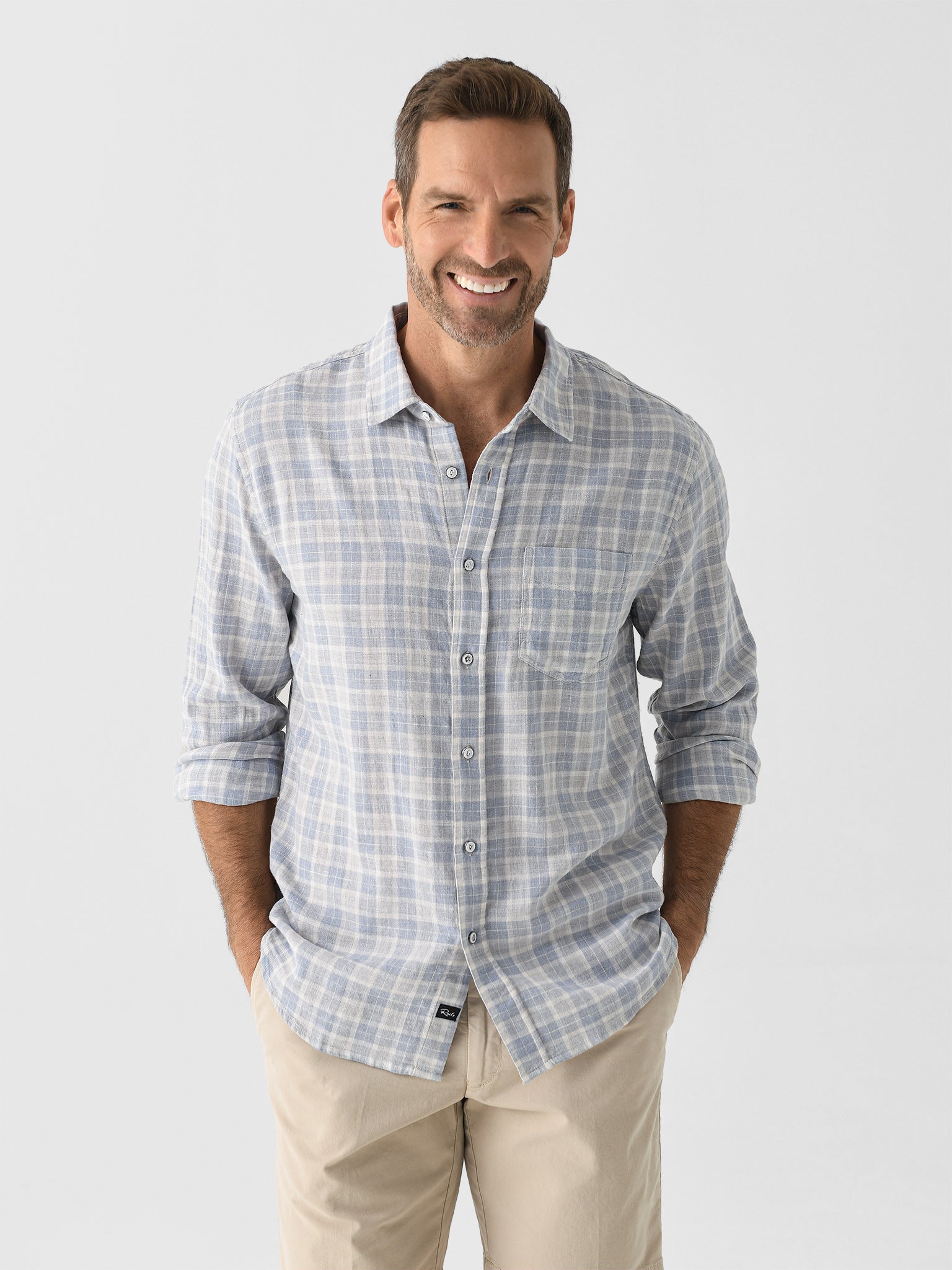 Rails Men's Wyatt Button-Down Shirt - Saint Bernard