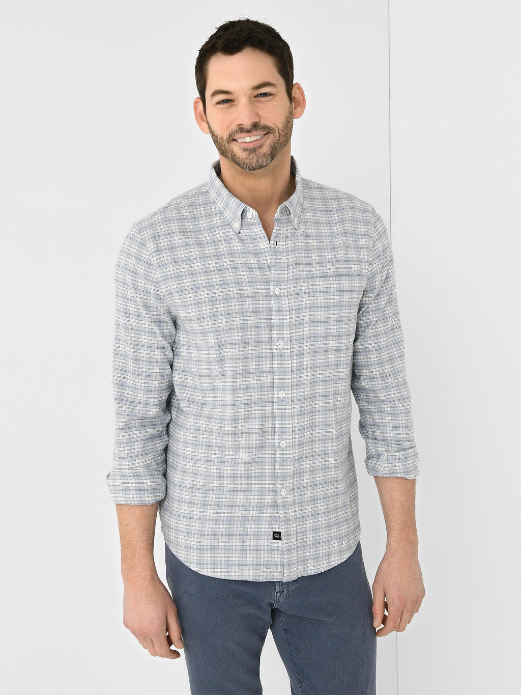 Rails Men's Reid Button-Down Shirt - Saint Bernard