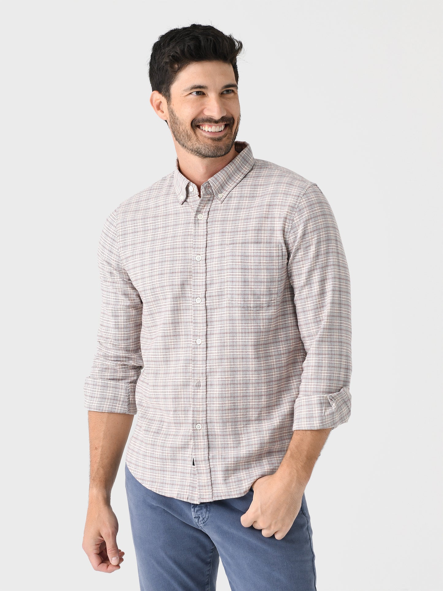 Rails Men's Reid Button-Down Shirt - Saint Bernard