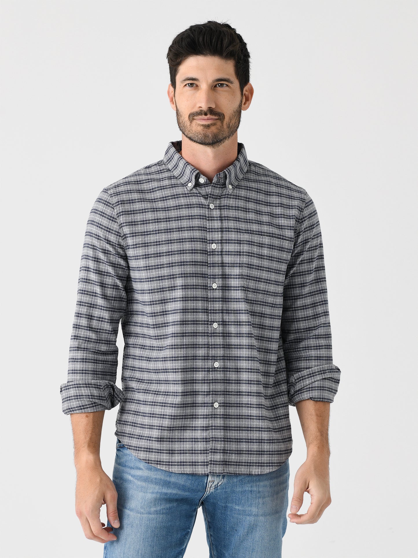 Rails Men's Reid Button-Down Shirt - Saint Bernard