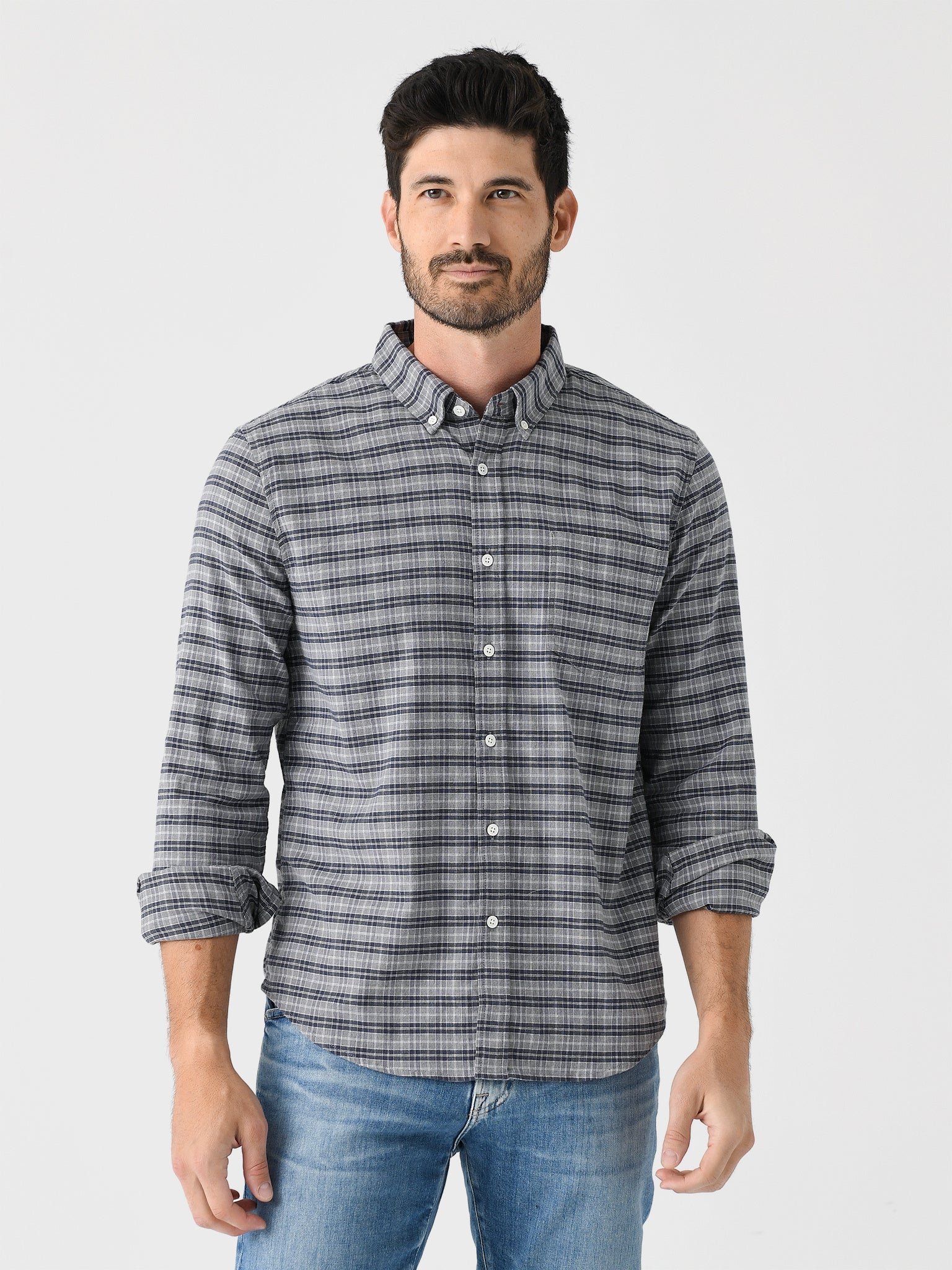 Rails Men's Reid Button-Down Shirt - Saint Bernard