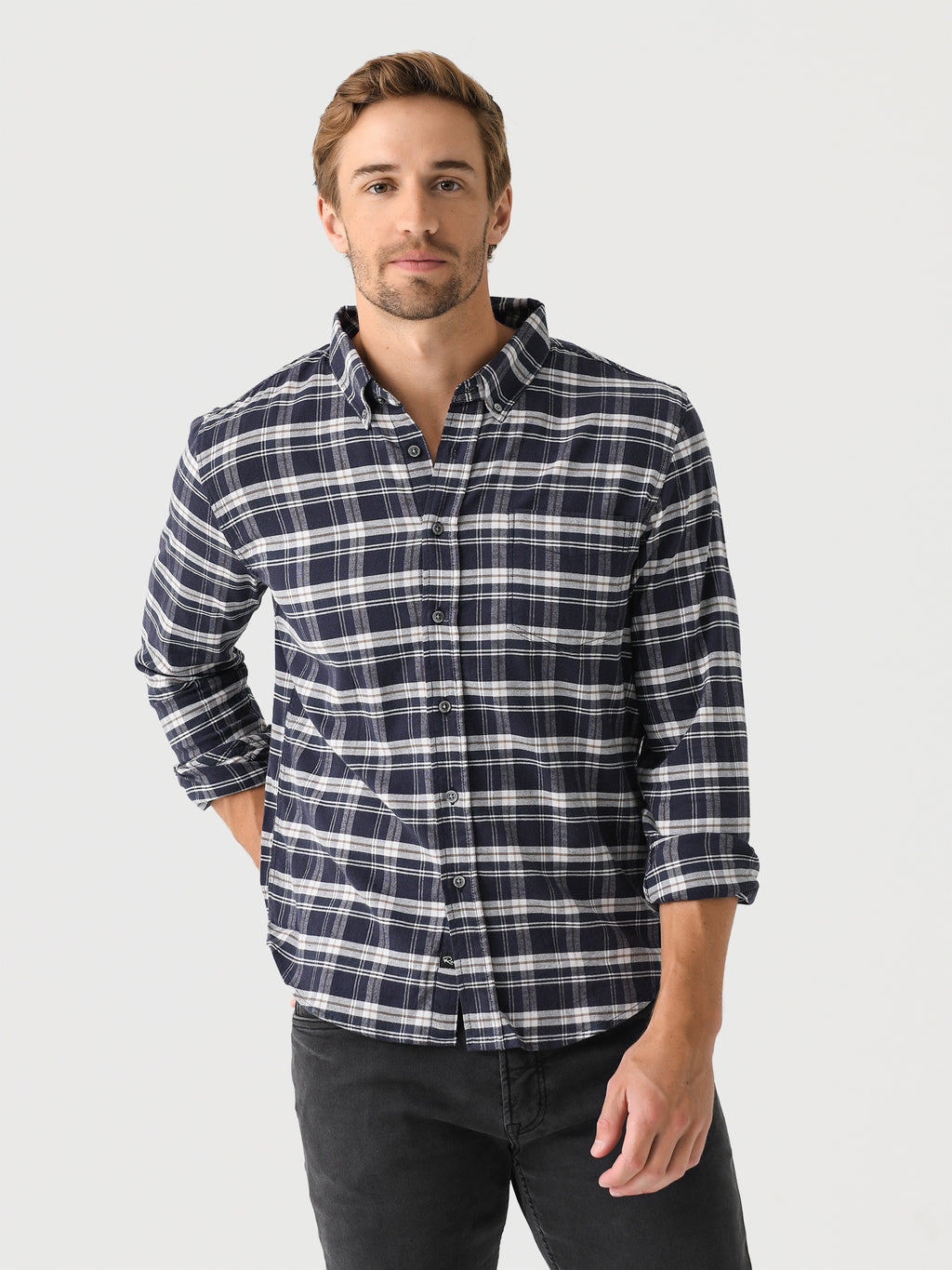 Rails Men's Reid Button-Down Shirt - Saint Bernard