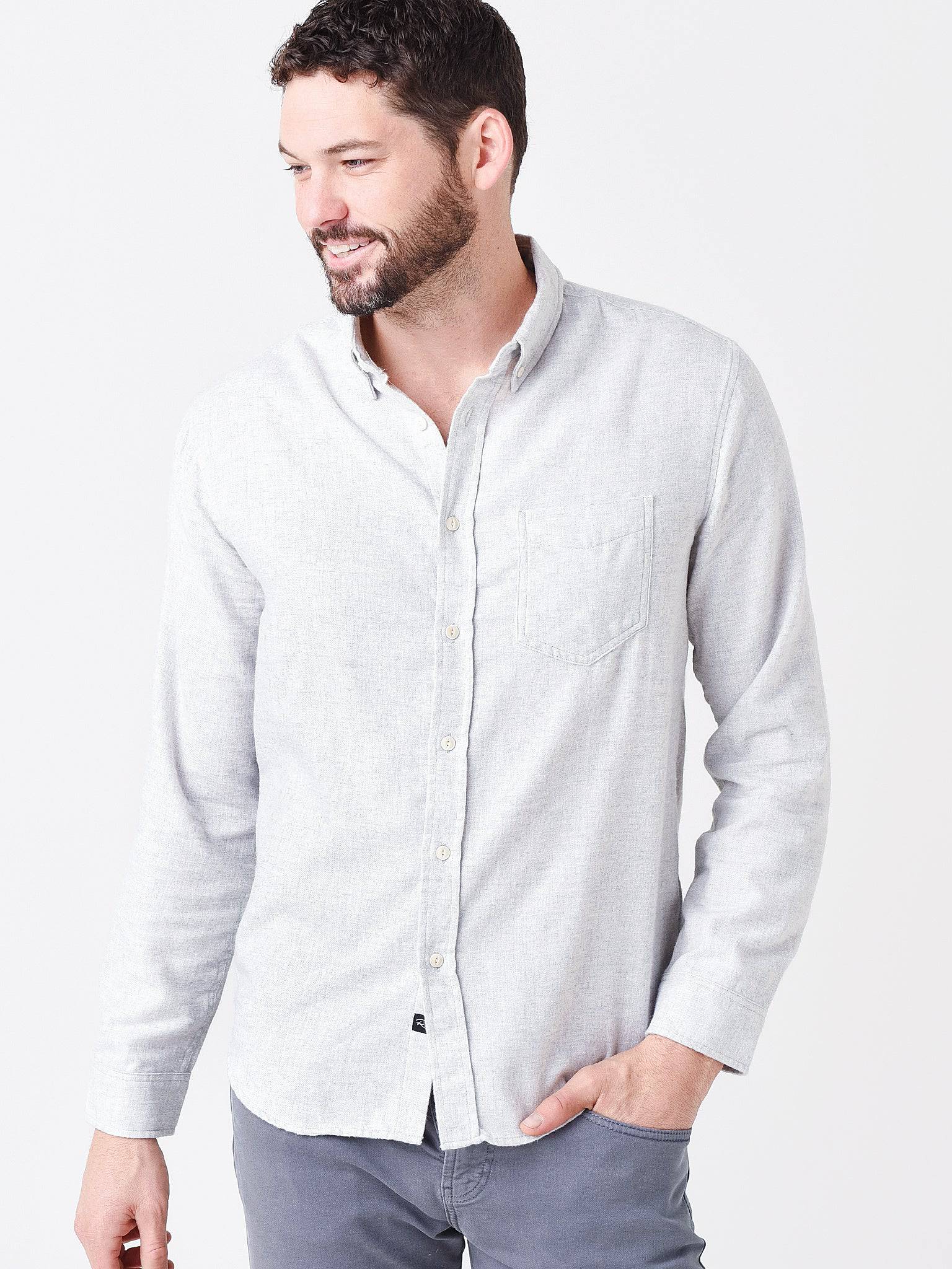 Rails Men's Runson Button-Down Shirt - Saint Bernard
