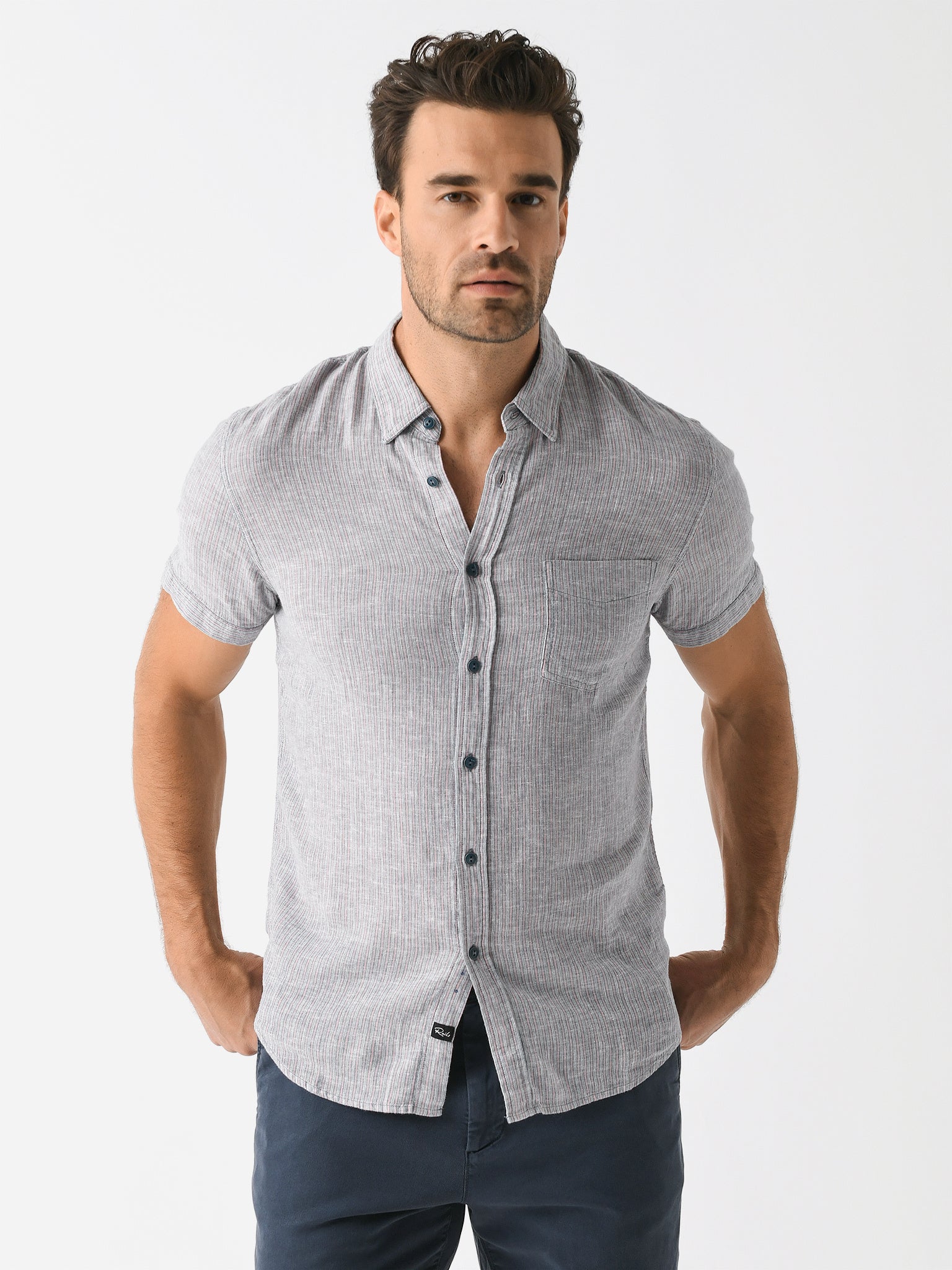Rails Men's Carson Short-Sleeve Shirt - Saint Bernard