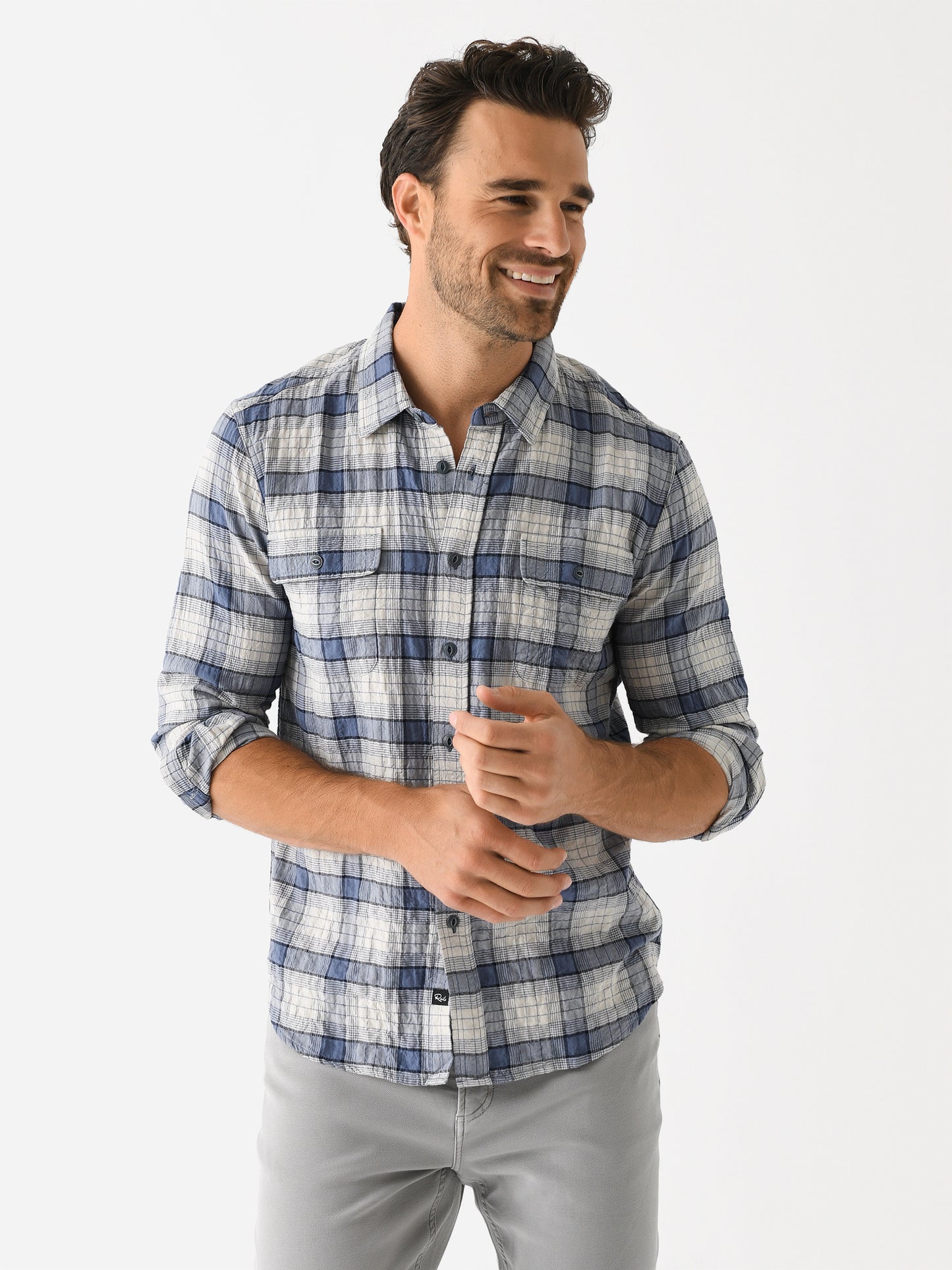 Rails Men's Powell Button-Down Shirt - Saint Bernard