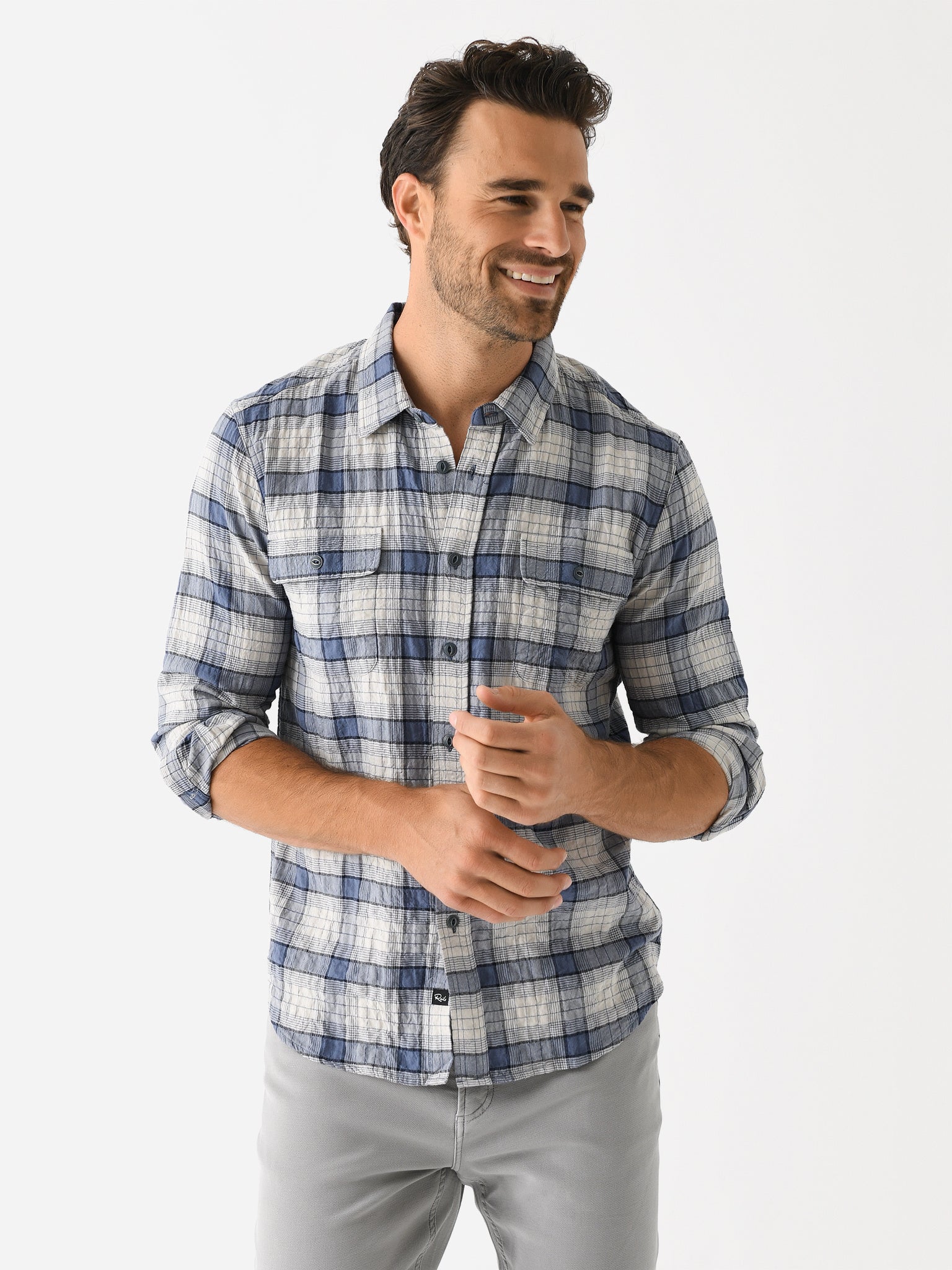 Rails Men's Powell Button-Down Shirt - Saint Bernard