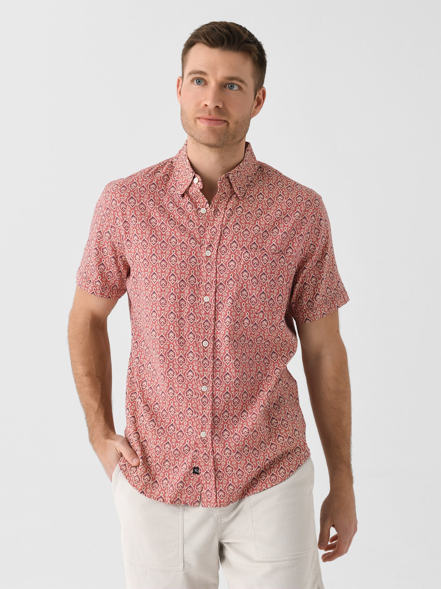 Rails Men's Carson Button-Down Shirt - Saint Bernard