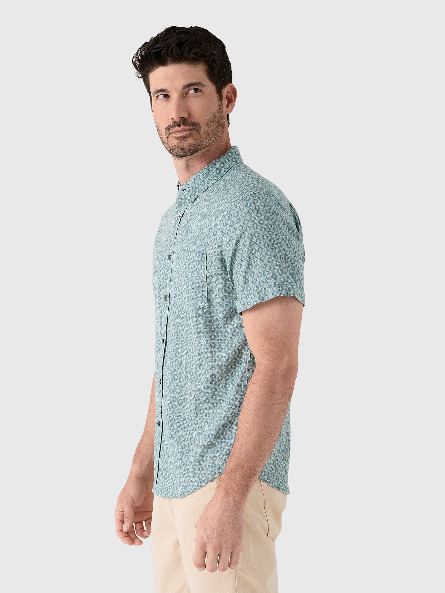 Rails Men's Carson Button-Down Shirt - Saint Bernard