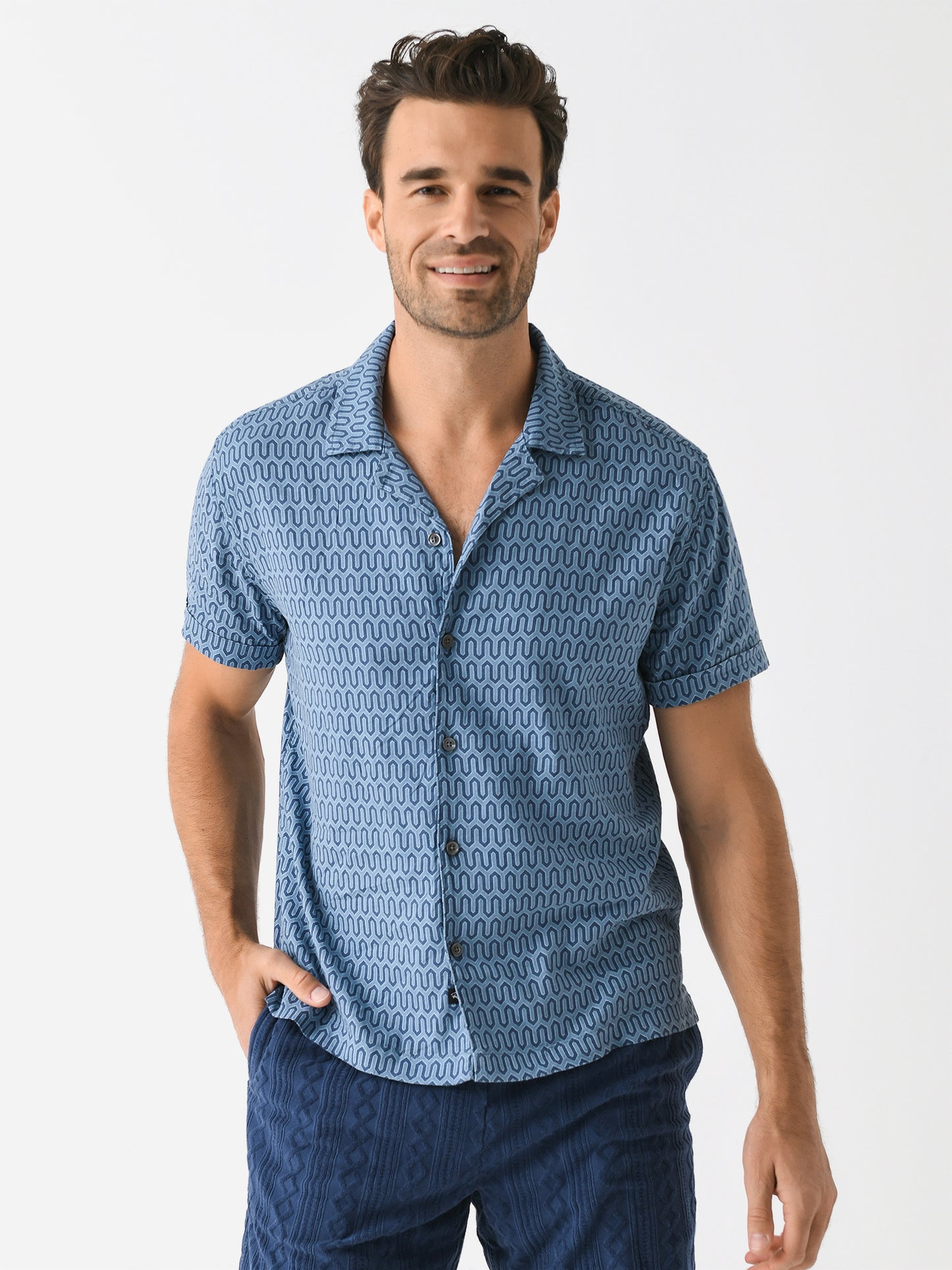 Rails Men's Waimea Button-Down Shirt - Saint Bernard