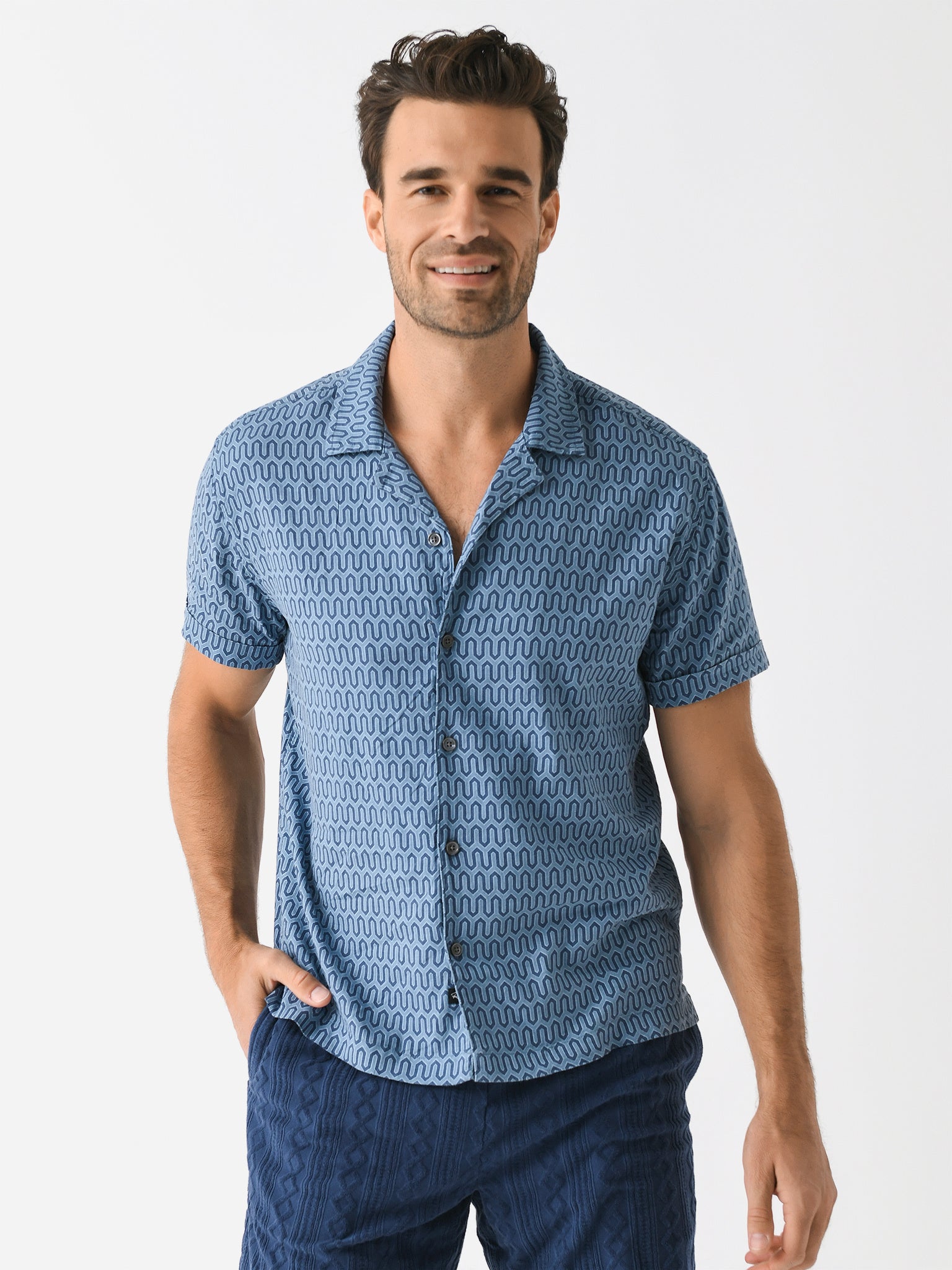Rails Men's Waimea Button-Down Shirt - Saint Bernard