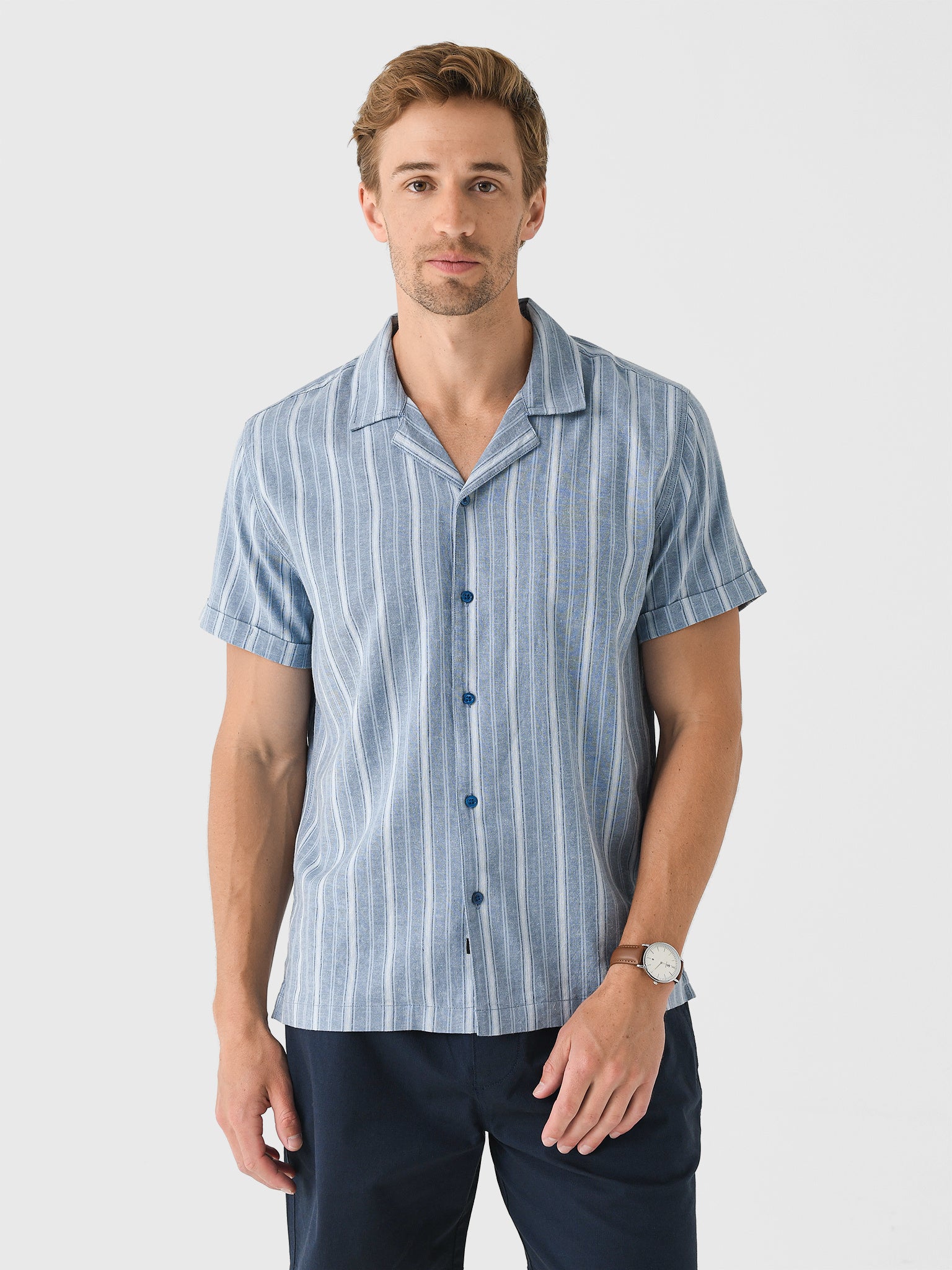 Rails Men's Cayman Button-Down Shirt - Saint Bernard