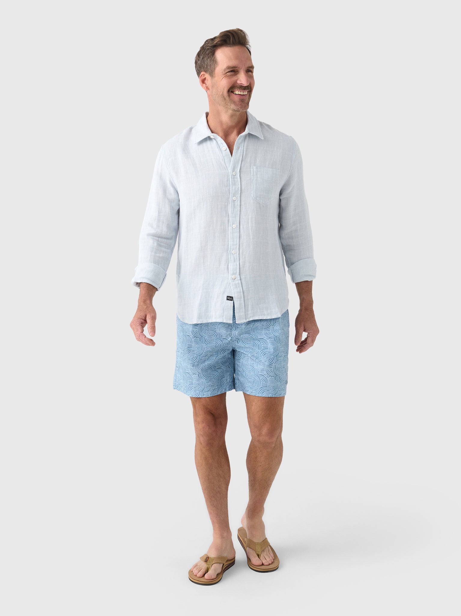 Rails Men's La Brea Swim Trunk - Saint Bernard