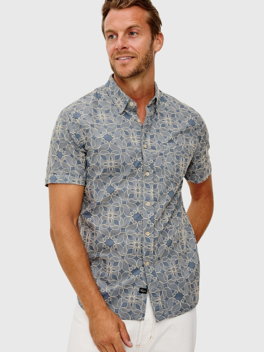 Rails Men's Hale Button-Down Shirt - Saint Bernard