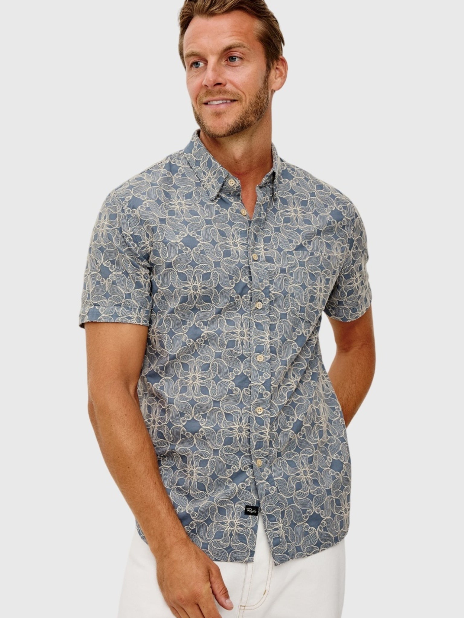 Rails Men's Hale Button-Down Shirt - Saint Bernard
