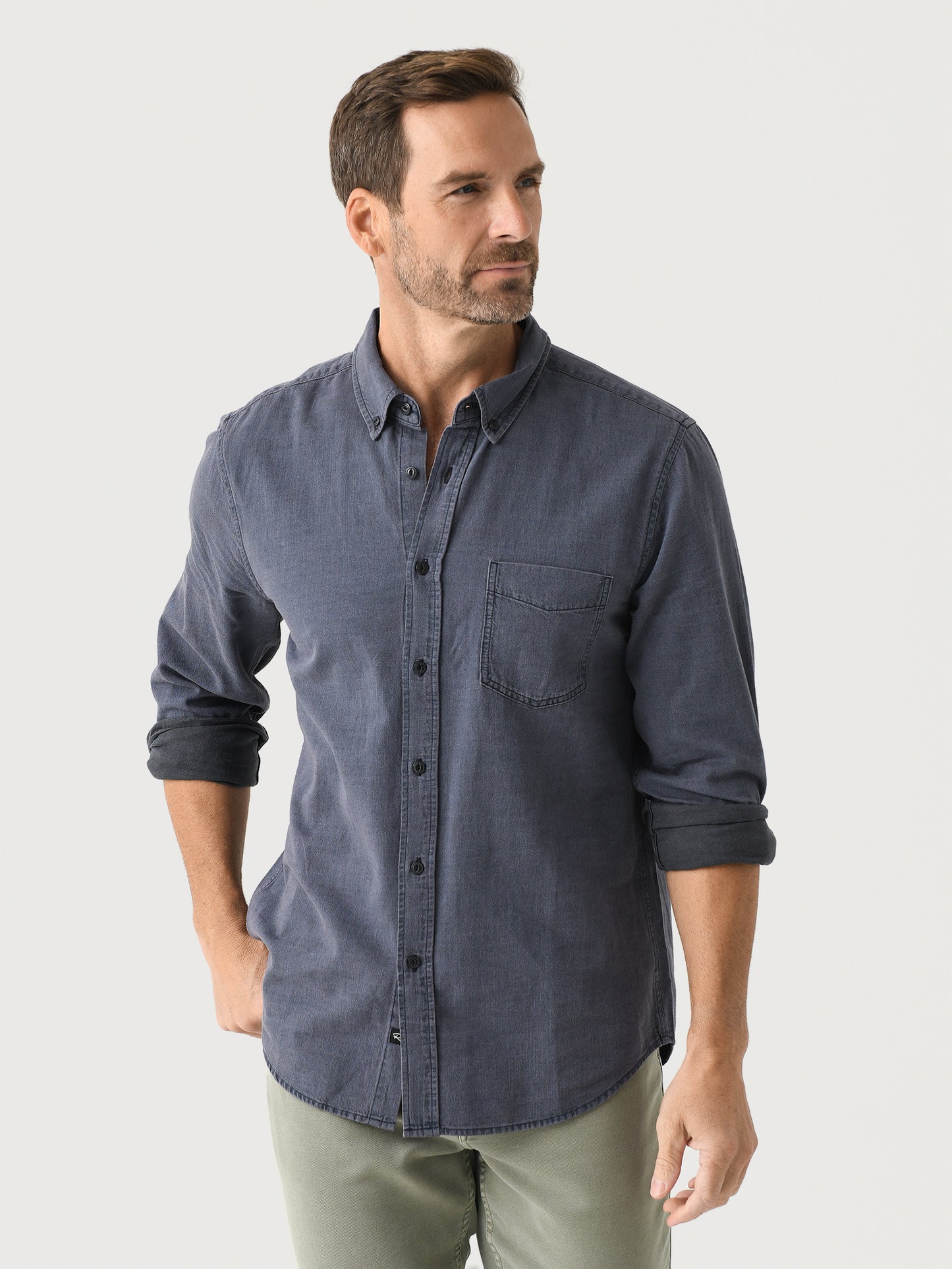 Rails Men's Tristan Button-Down Shirt - Saint Bernard