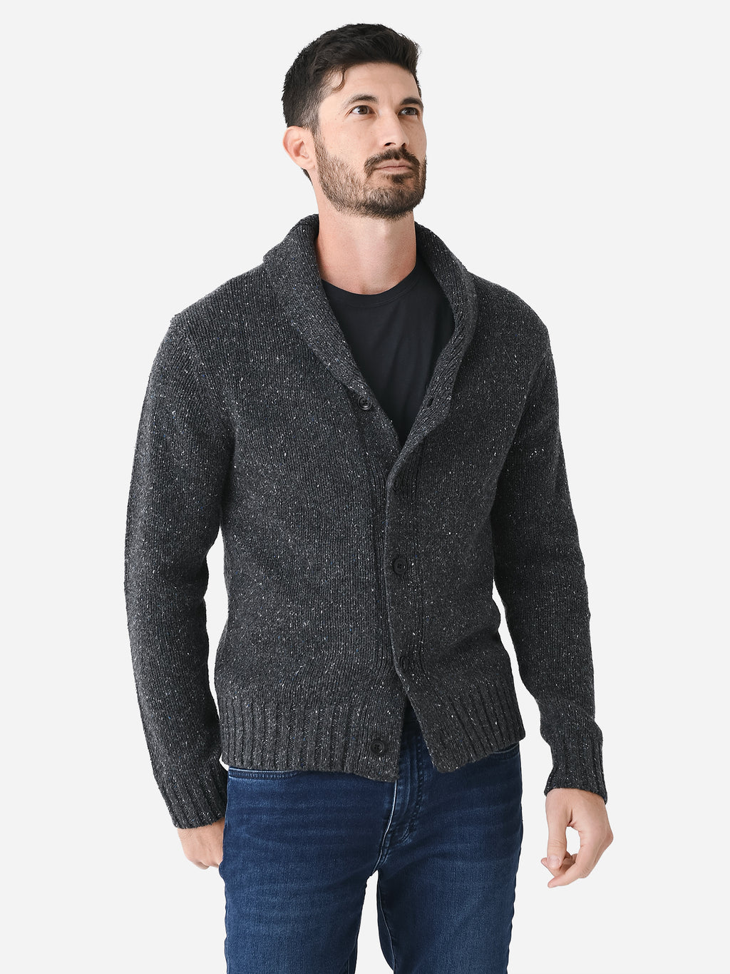 Rails Men's Corden Cardigan - Saint Bernard