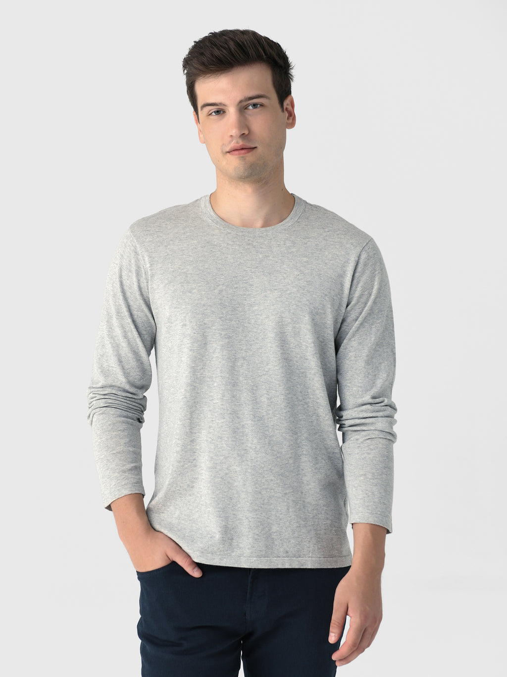 Rails Men's Quentin Cotton Cashmere Long Sleeve Tee - Saint Bernard
