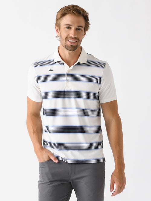Radmor Men's Taylor Recycled Segue Stripe Polo