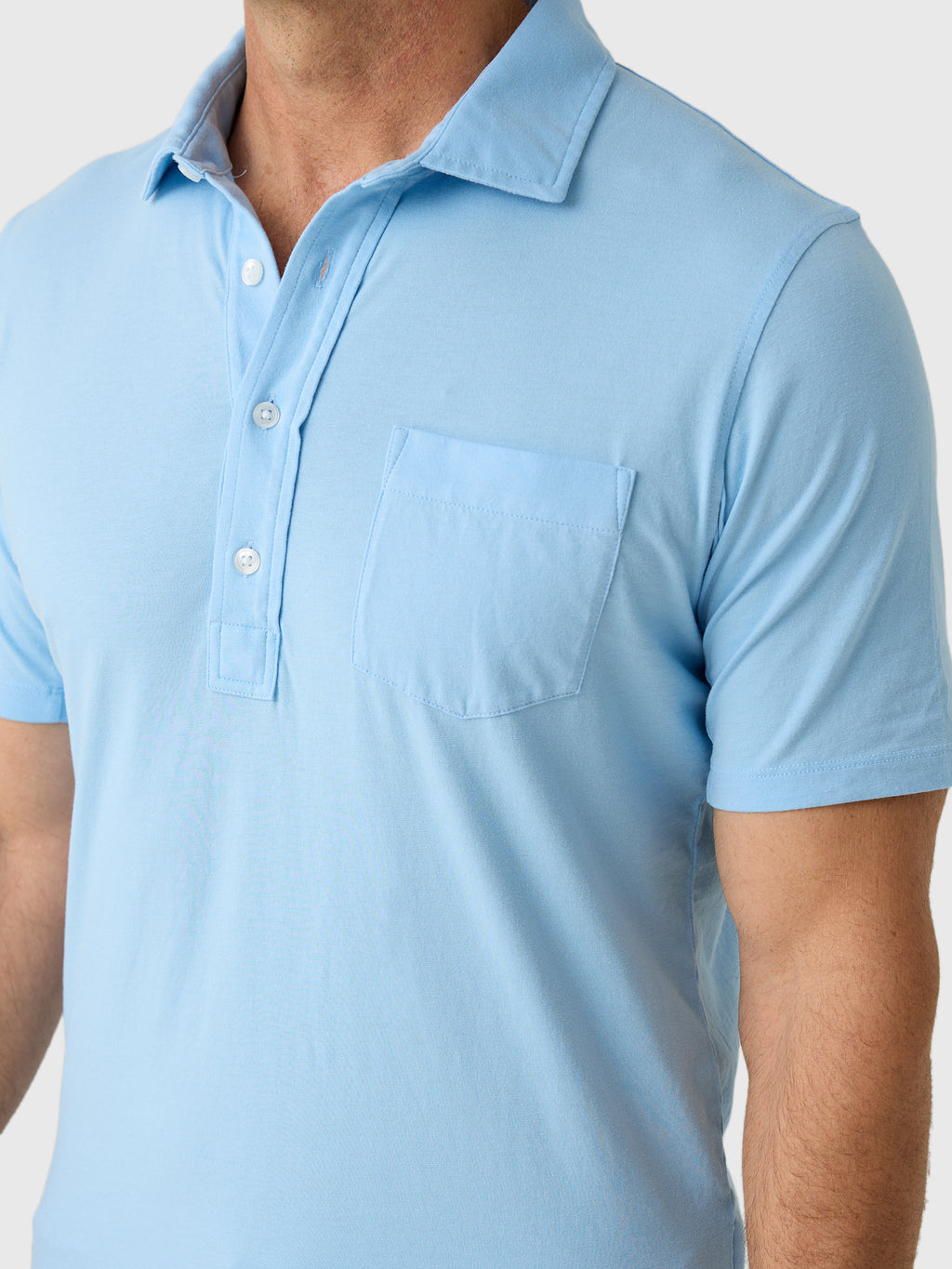 East Cape Men's Short Sleeve Pocket Polo - Saint Bernard