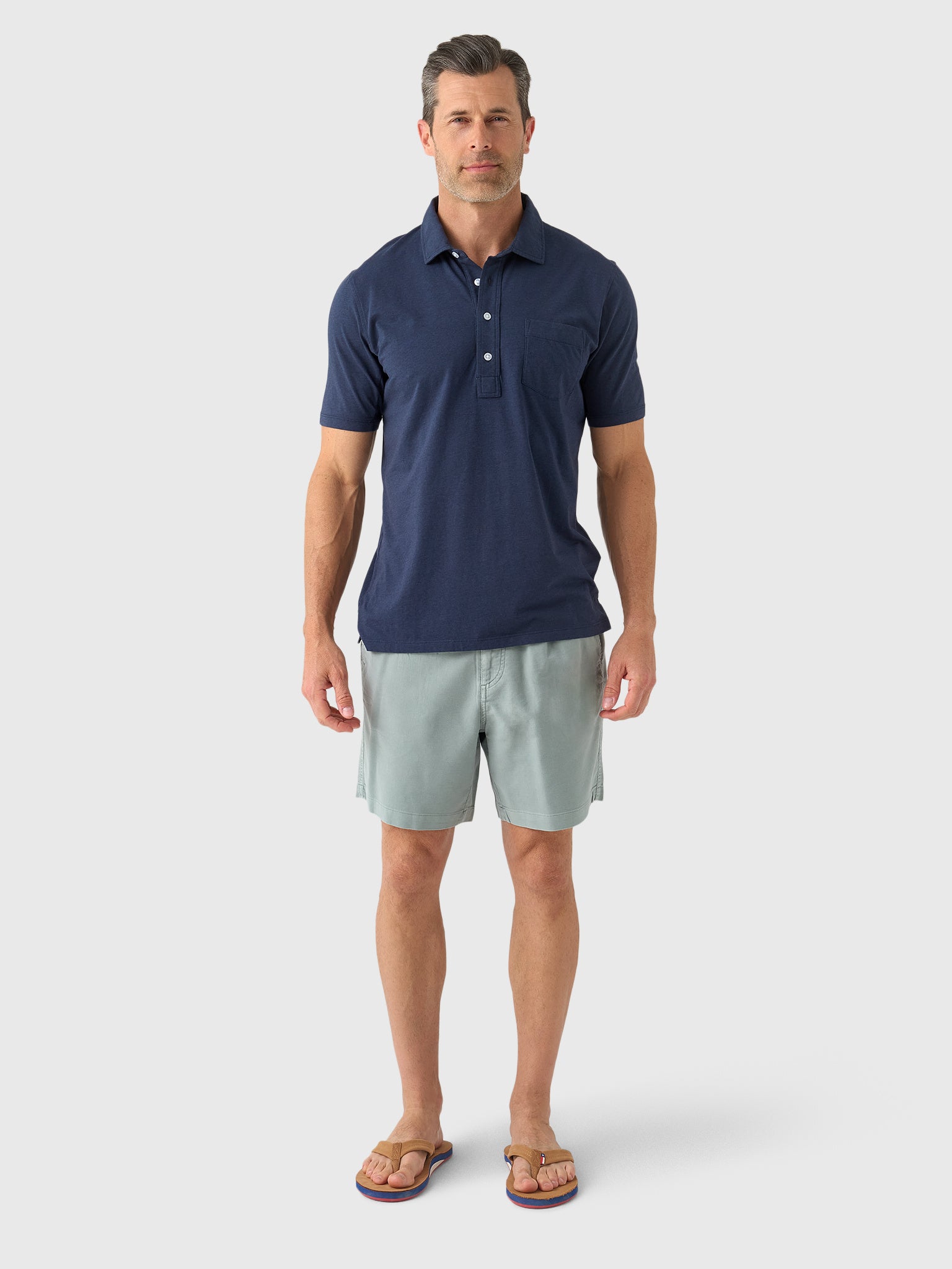 East Cape Men's Short Sleeve Pocket Polo - Saint Bernard