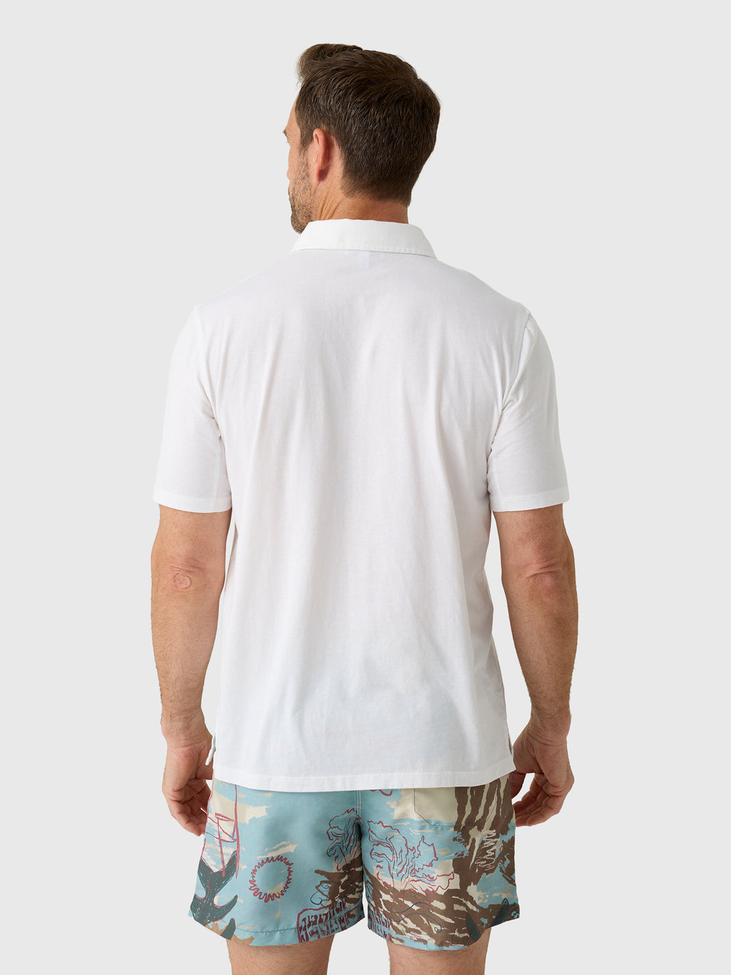 East Cape Men's Short Sleeve Pocket Polo - Saint Bernard