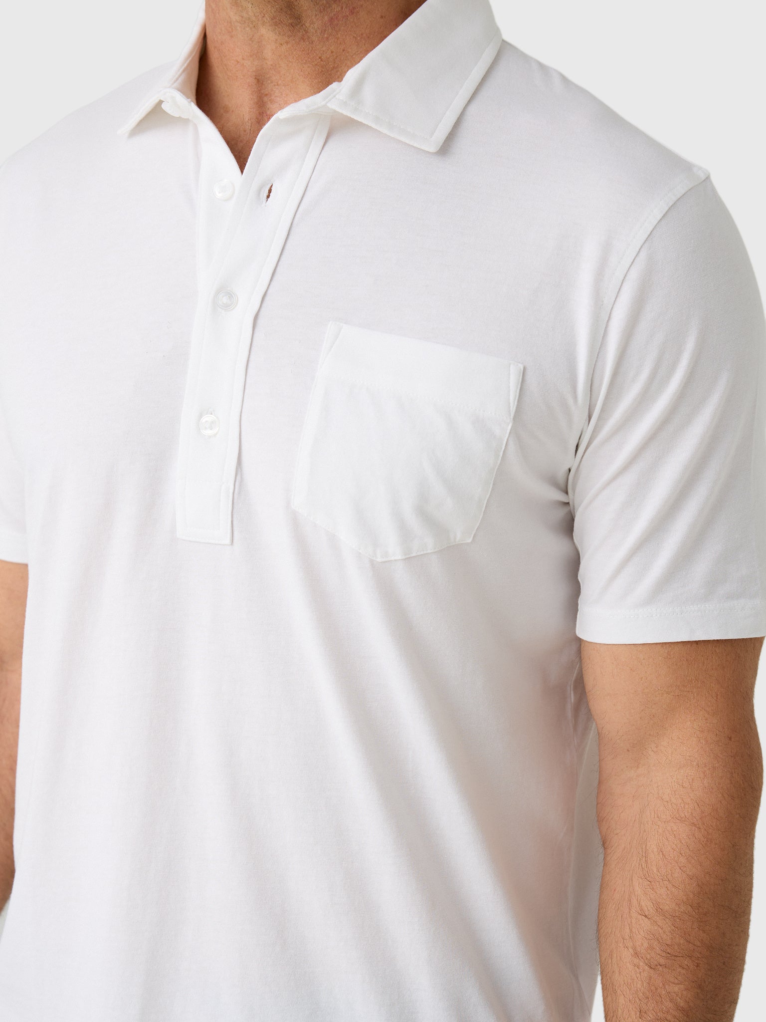 East Cape Men's Short Sleeve Pocket Polo - Saint Bernard