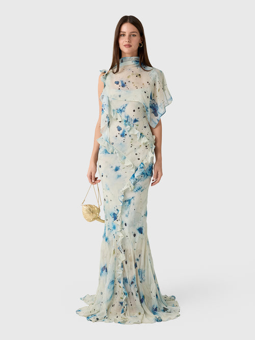 Paris Georgia Women's Romantic Ruffle Dress