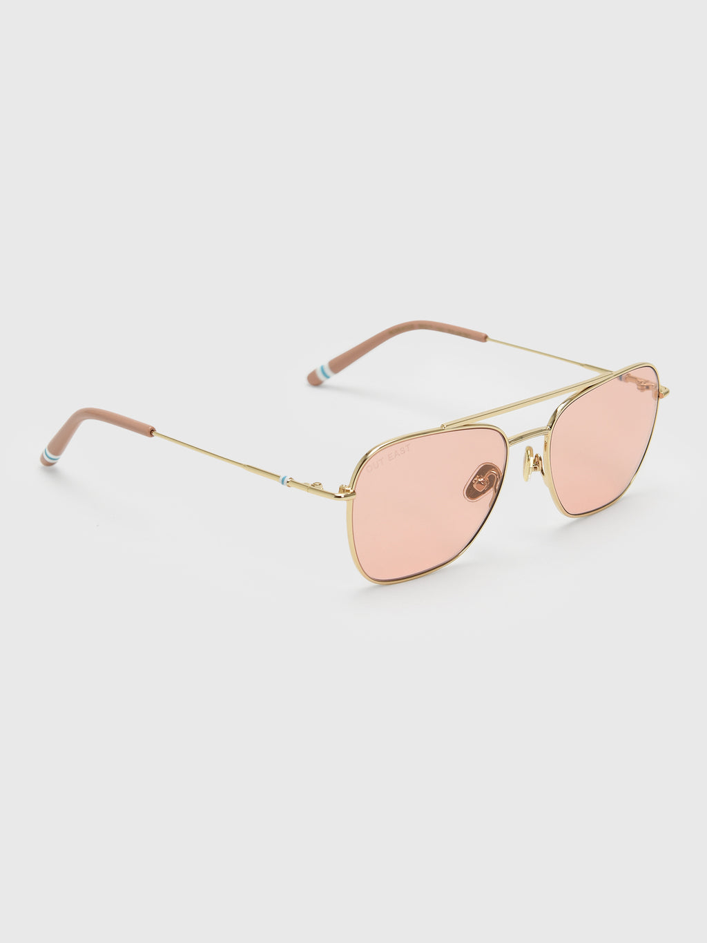Out East Rosewood 18k Sunglasses - Saint Bernard