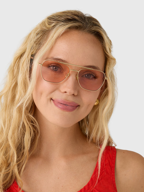 Out East Rosewood 18k Sunglasses