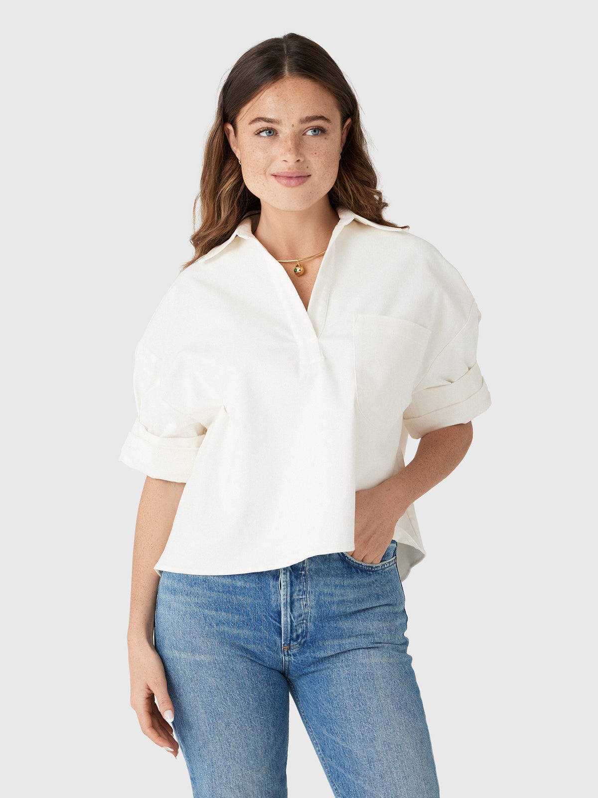 JAG Women's The Rose Top - Saint Bernard