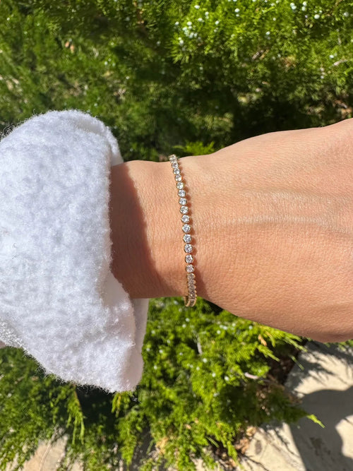 Alexa Leigh Lenore Crystal Tennis Bracelet