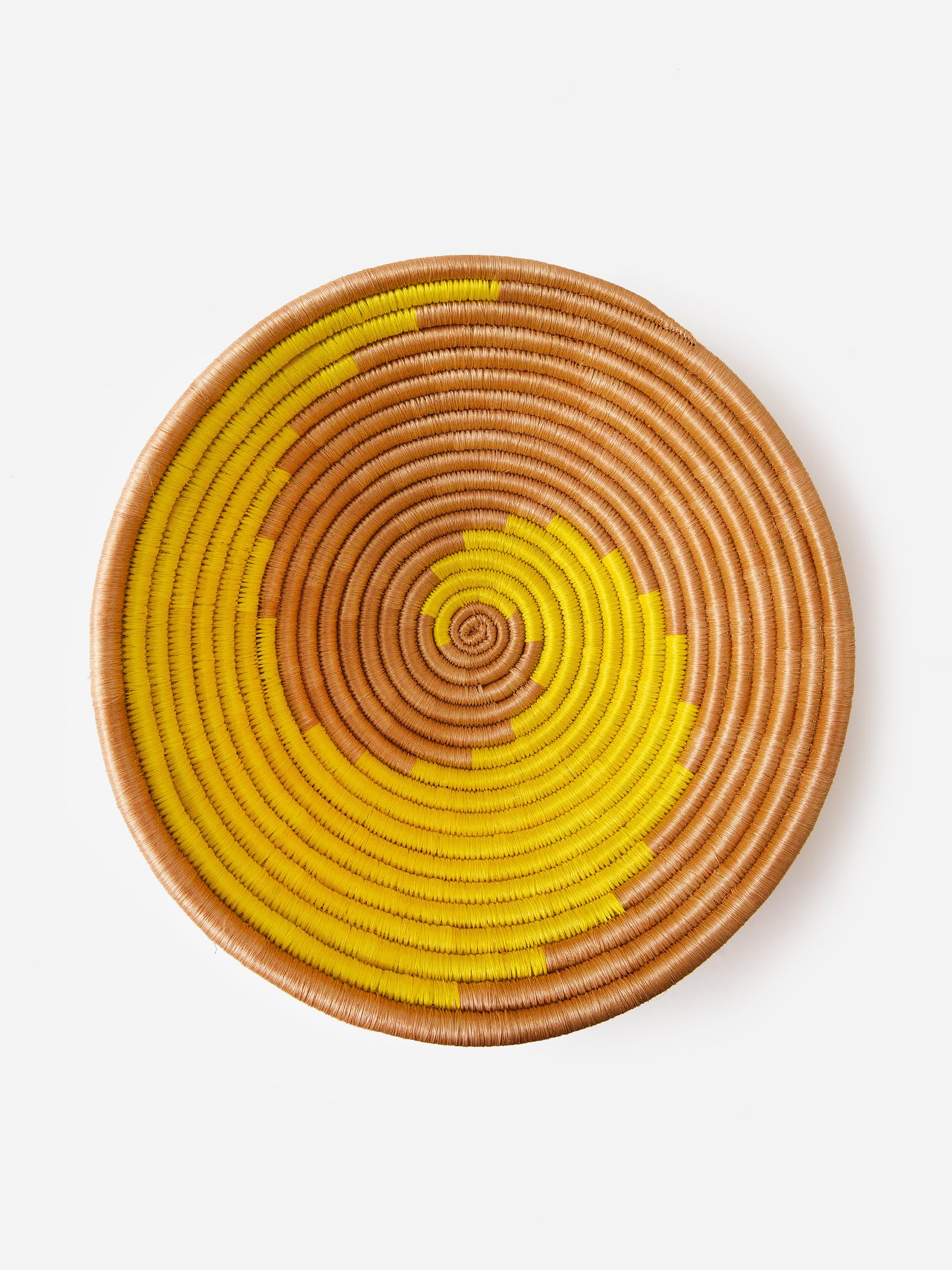 Indego Africa Swirl Plateau Basket - Saint Bernard