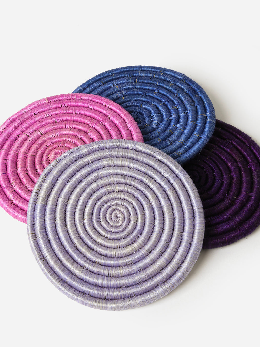 Indego Africa Solid Mixed Set of 4 Coasters - Saint Bernard