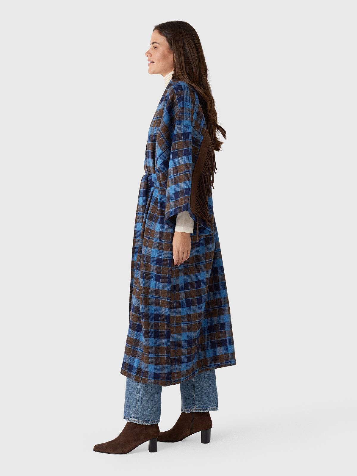 La Vie Women's Maxi Wrap Coat - Saint Bernard