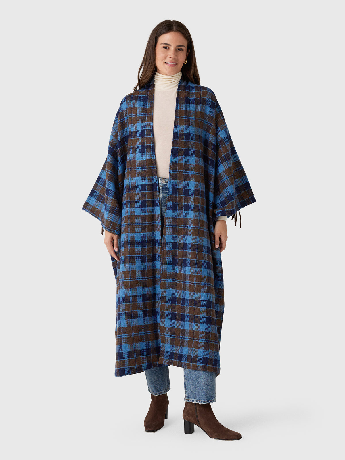 La Vie Women's Maxi Wrap Coat - Saint Bernard