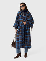La Vie Women's Maxi Wrap Coat - Saint Bernard