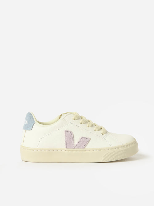VEJA Kids' Small Esplar Chromefree Leather Sneaker