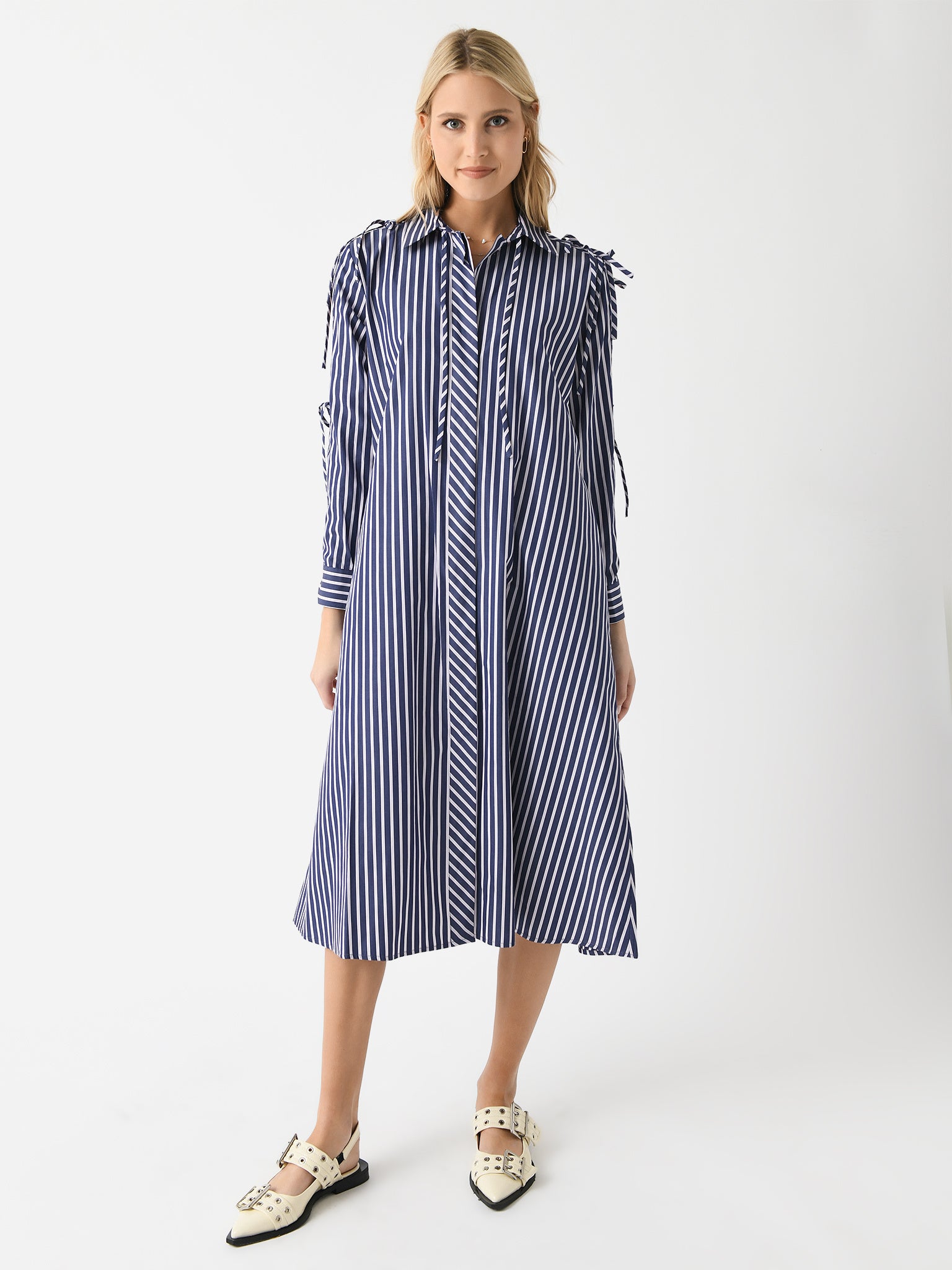 evi grintela shirt dress Evi Grintela Belted Midi Shirt Dress Black Floral Print Silk Satin Siz Celebrity Owned