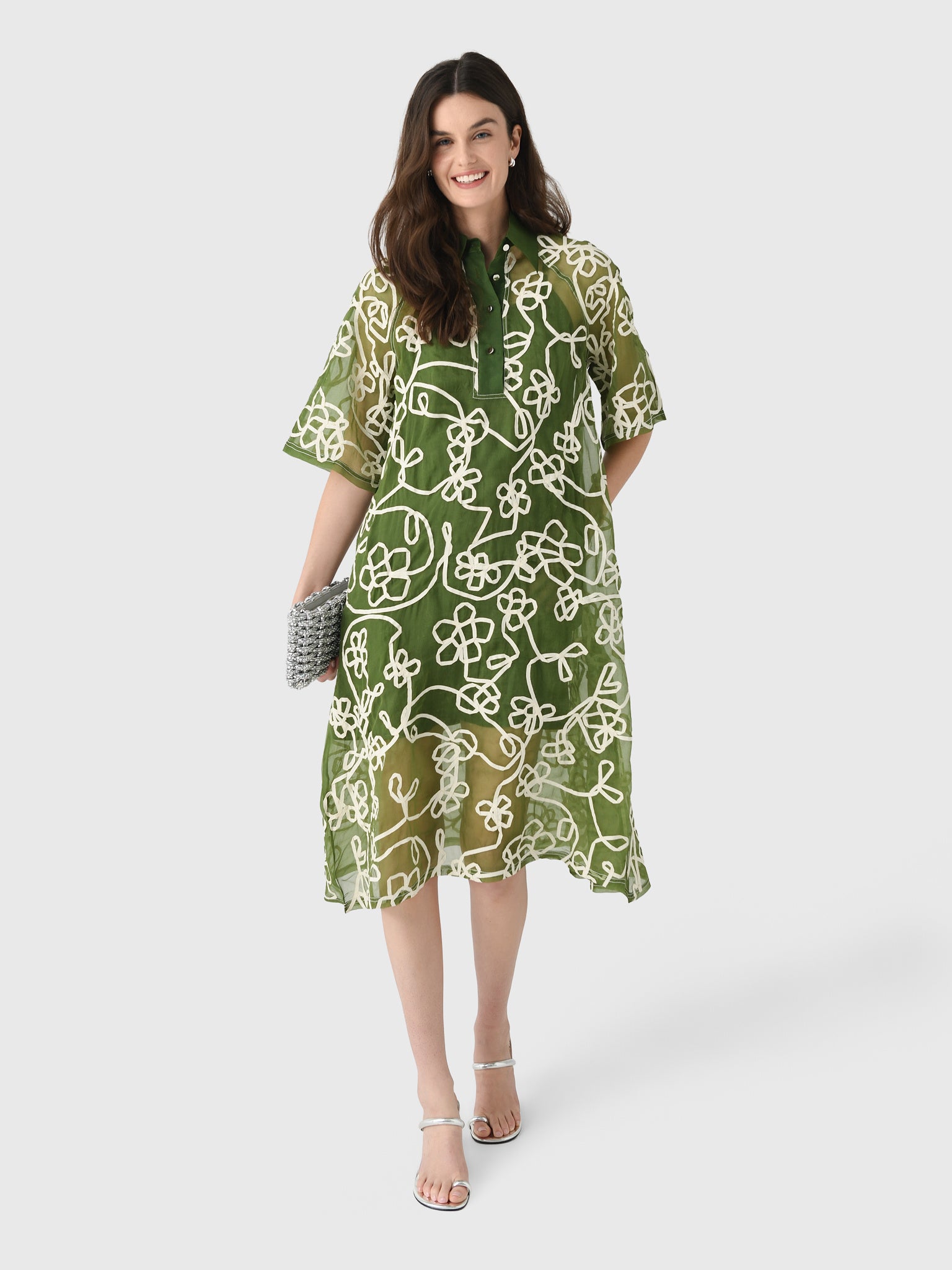 Lovebirds Women's Daisy Midi Dress - Saint Bernard