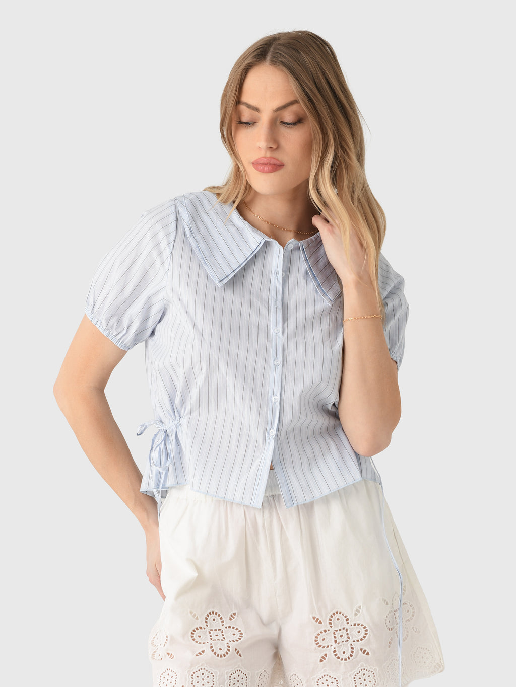 Deiji Studios Women's Double Collar Shirt - Saint Bernard